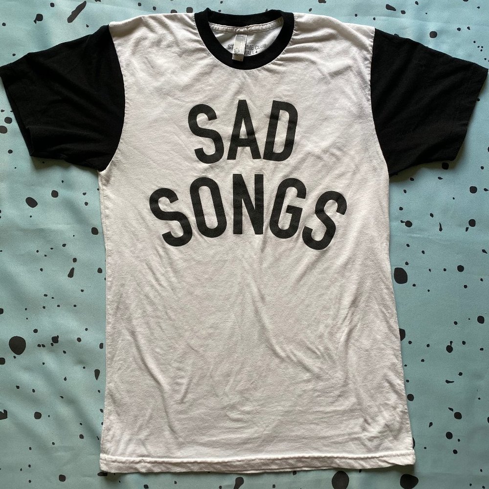 Stay Home Club Sad Songs Ringer T-Shirt